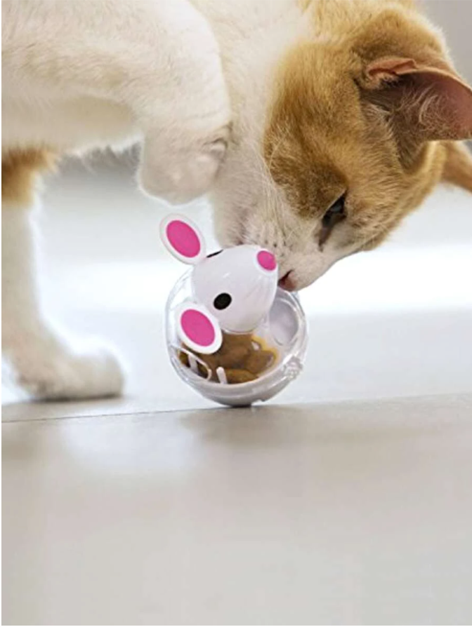 Mouse Shaped Pet Feeder Toy