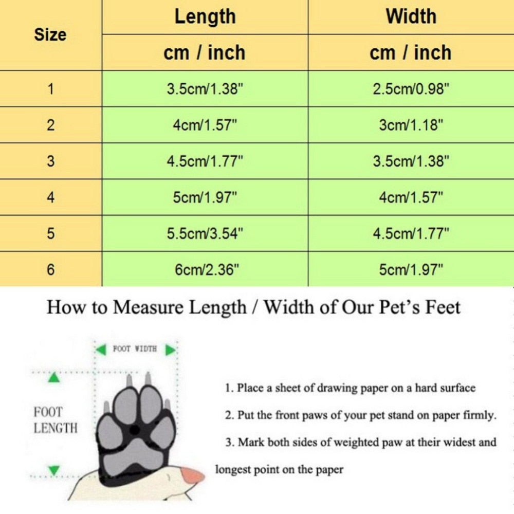 4pcs Pet Cashmere Rain Shoes