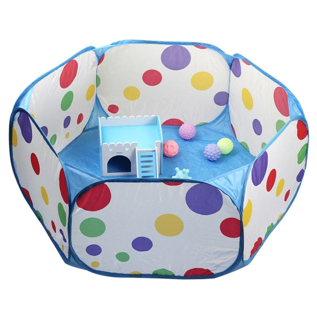 Dot Print Portable Play Pen