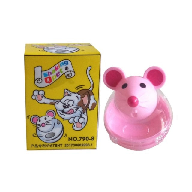 Mouse Shaped Pet Feeder Toy