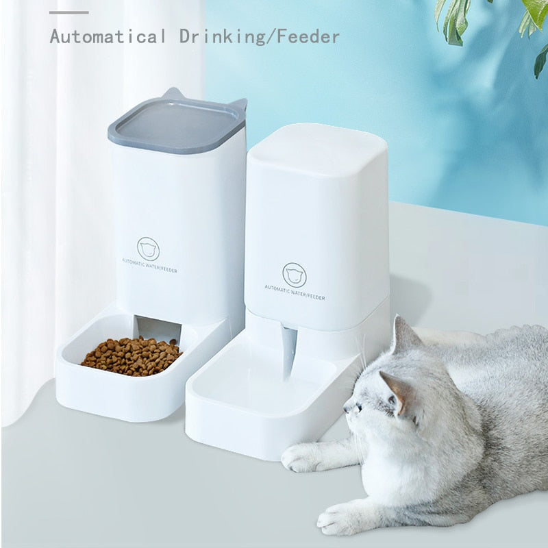 Automatic Feeding Bowls for Pets and Water Dispenser