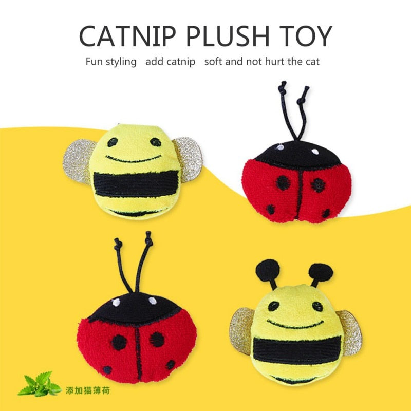 Animal Shaped Plush Toy Bite-Resistant with Catnip