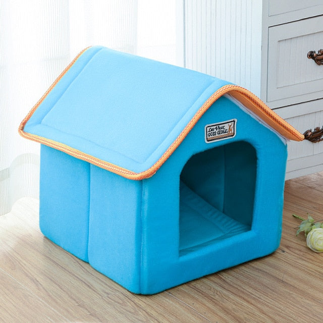 Winter Pet House Foldable Bed