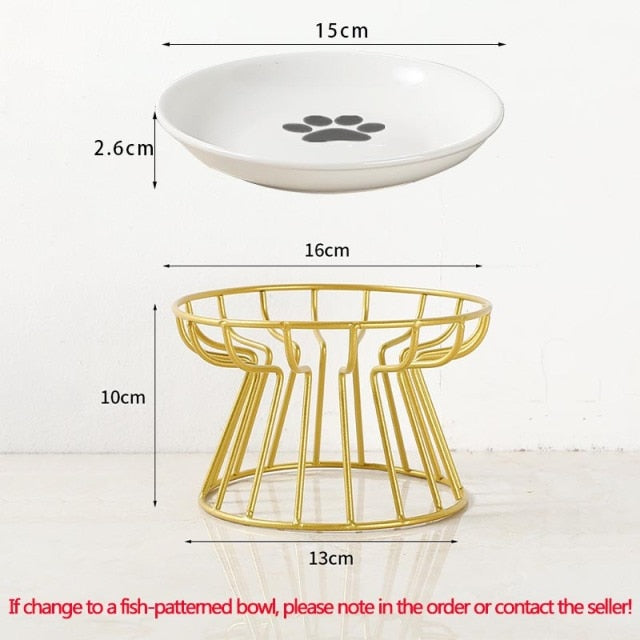 Ceramic Pet Cat Bowl