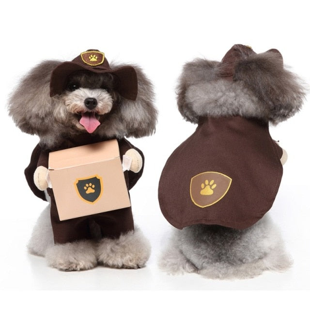 Brown Courier Pet Halloween Costume