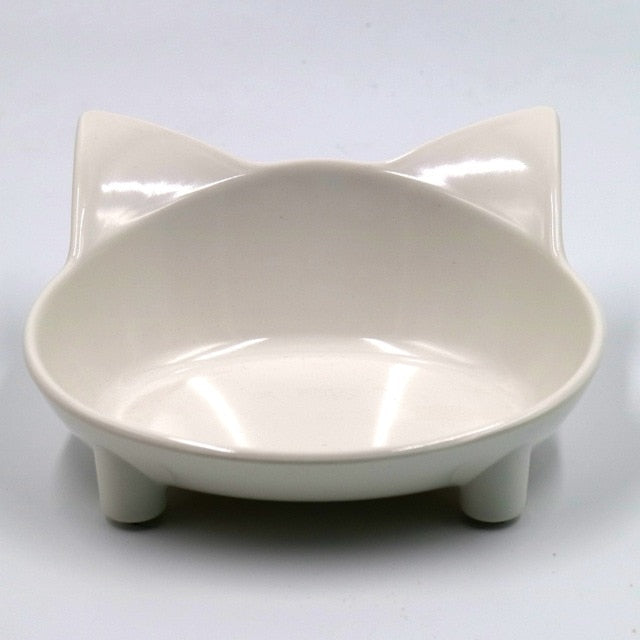 Colorful Cat Shaped Feeding Bowl