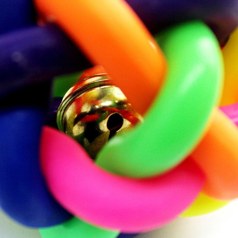 Colorful Rubber Interwoven Ball