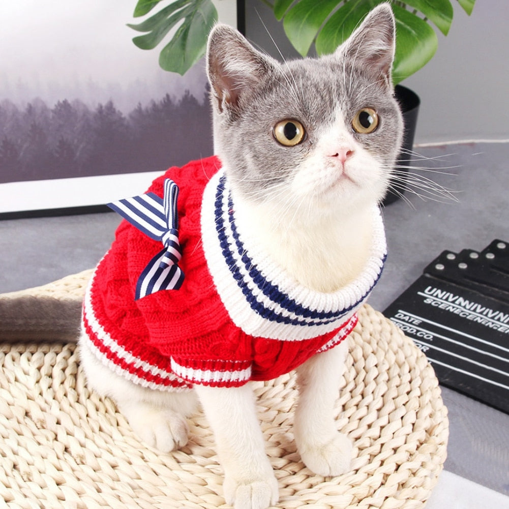 Classic Cable Knit Pet Sweater