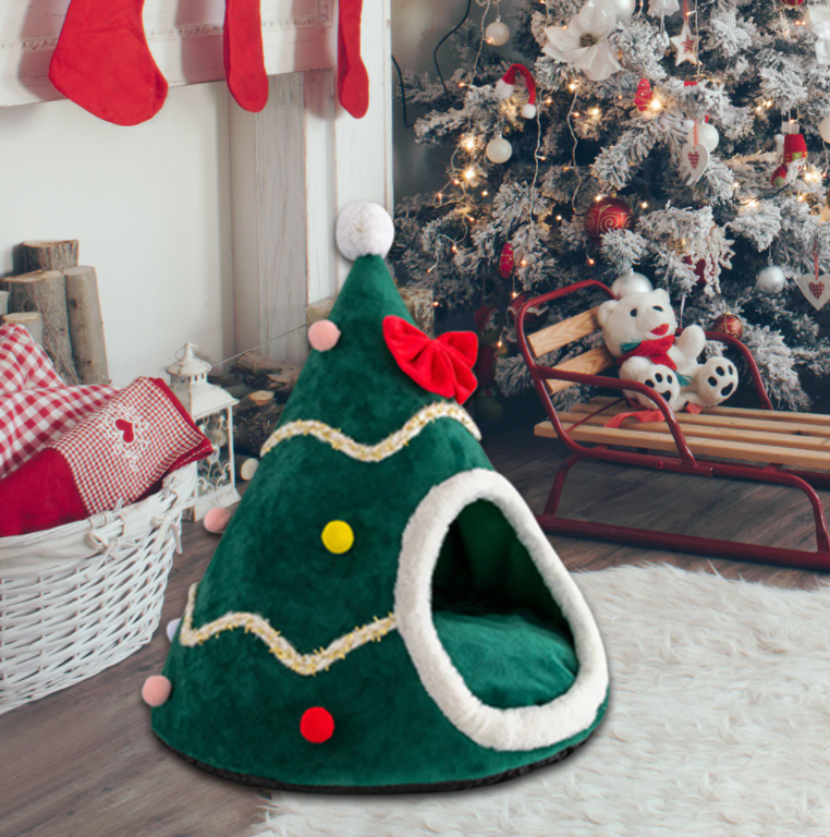Christmas Tree Pet Cave