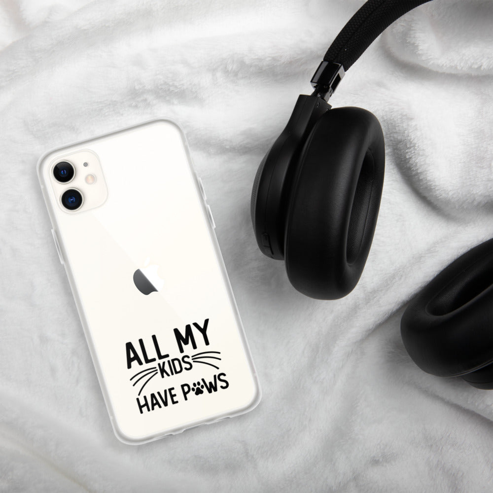 My Kids Have Paws iPhone Case