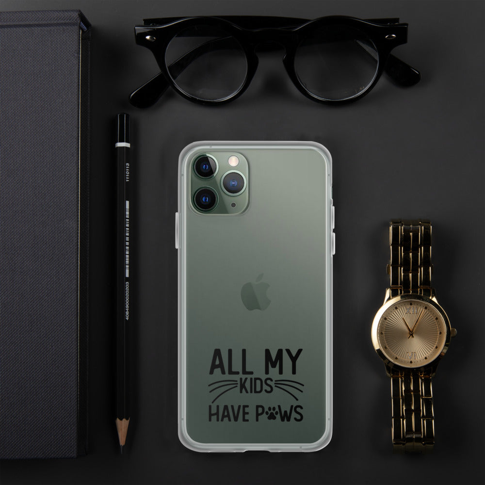 My Kids Have Paws iPhone Case