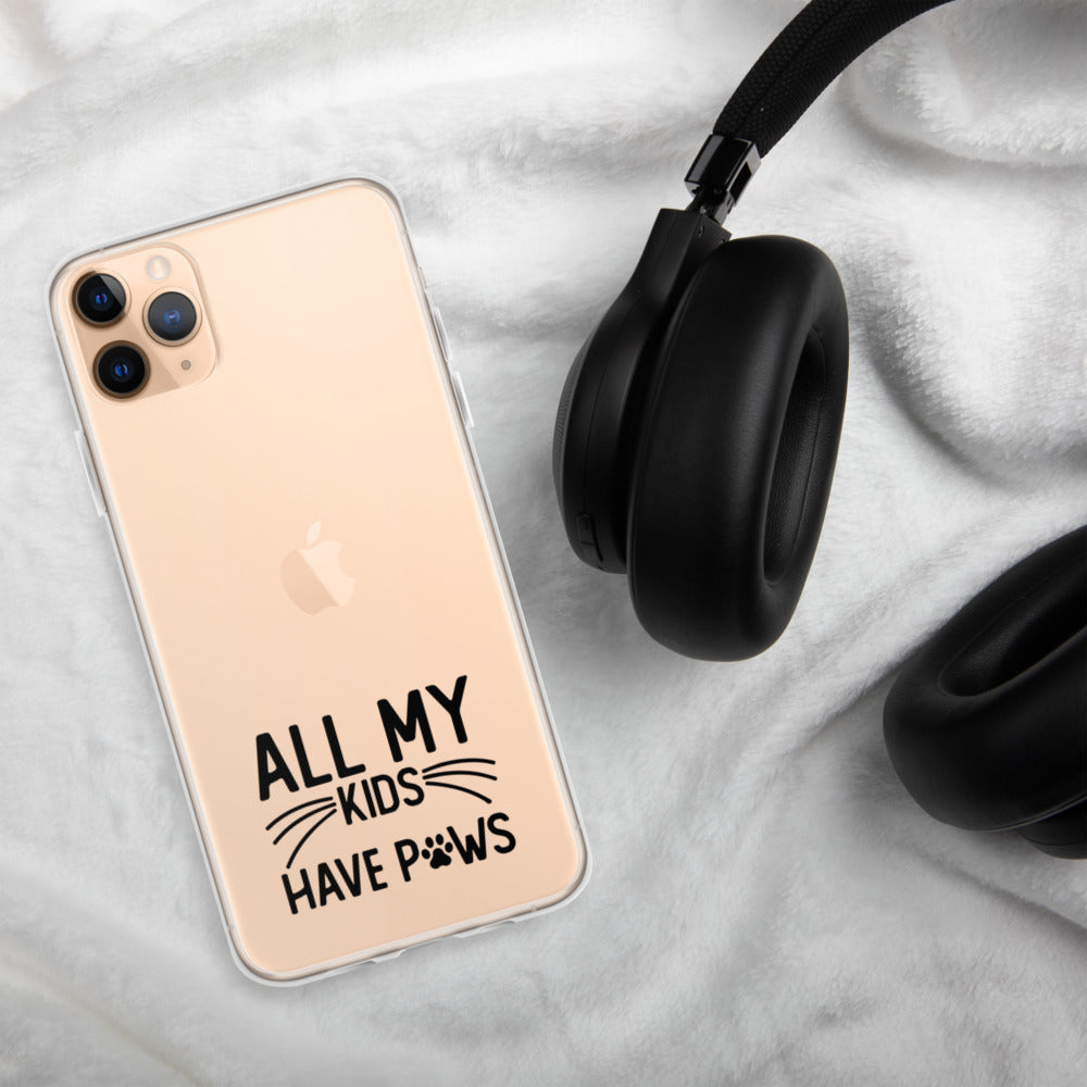 My Kids Have Paws iPhone Case