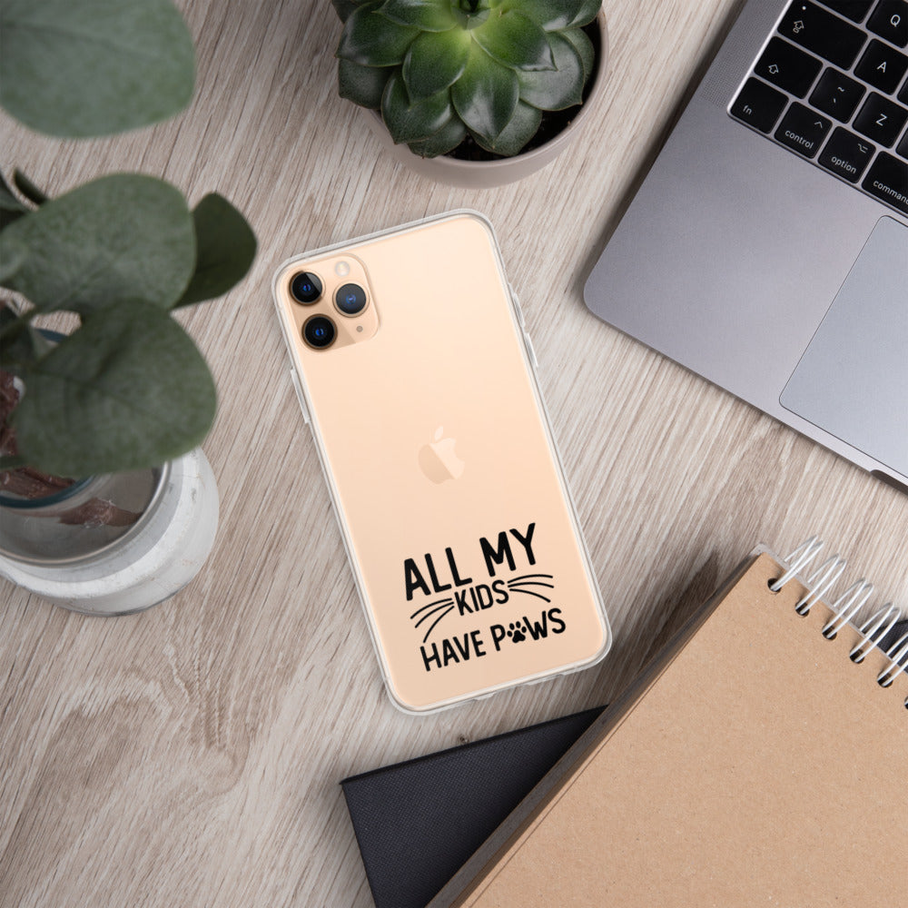 My Kids Have Paws iPhone Case