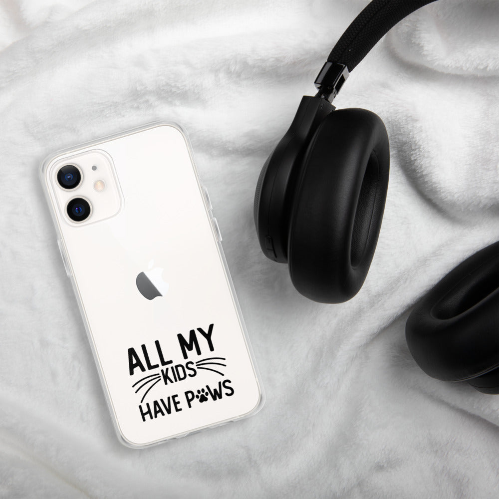 My Kids Have Paws iPhone Case