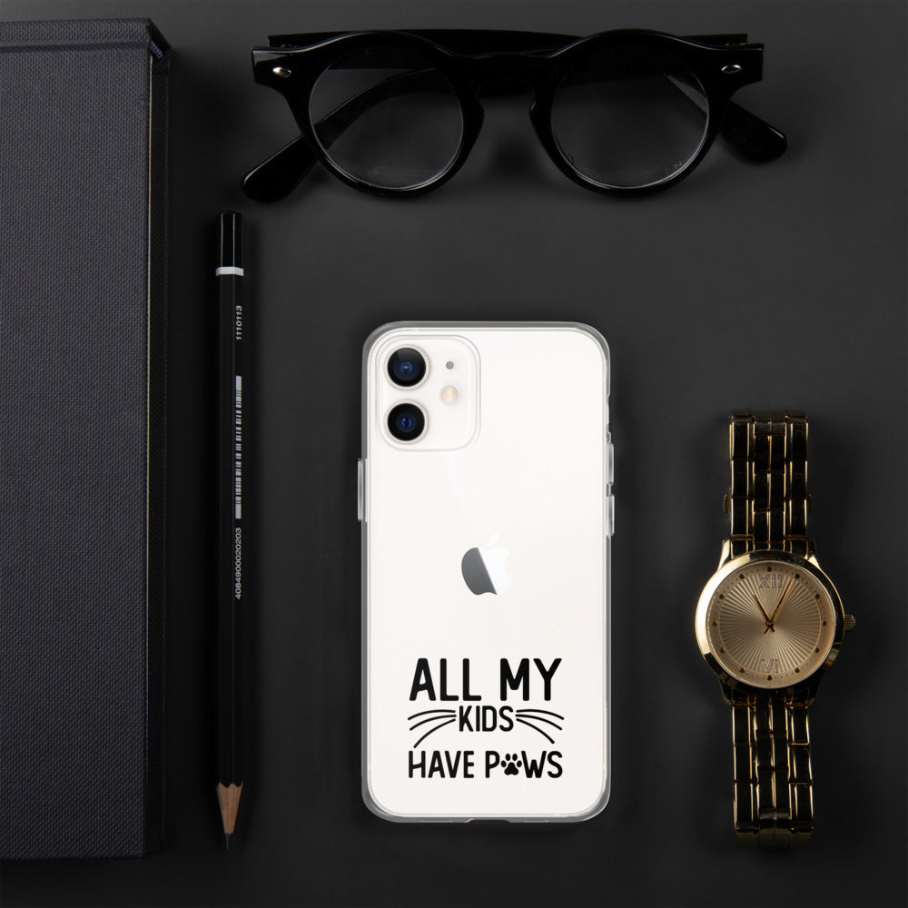 My Kids Have Paws iPhone Case