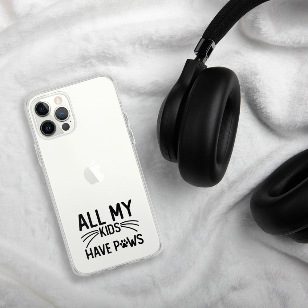 My Kids Have Paws iPhone Case