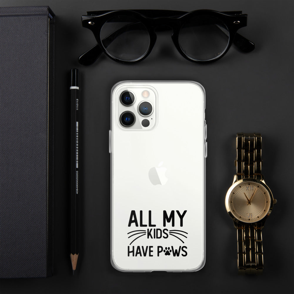 My Kids Have Paws iPhone Case