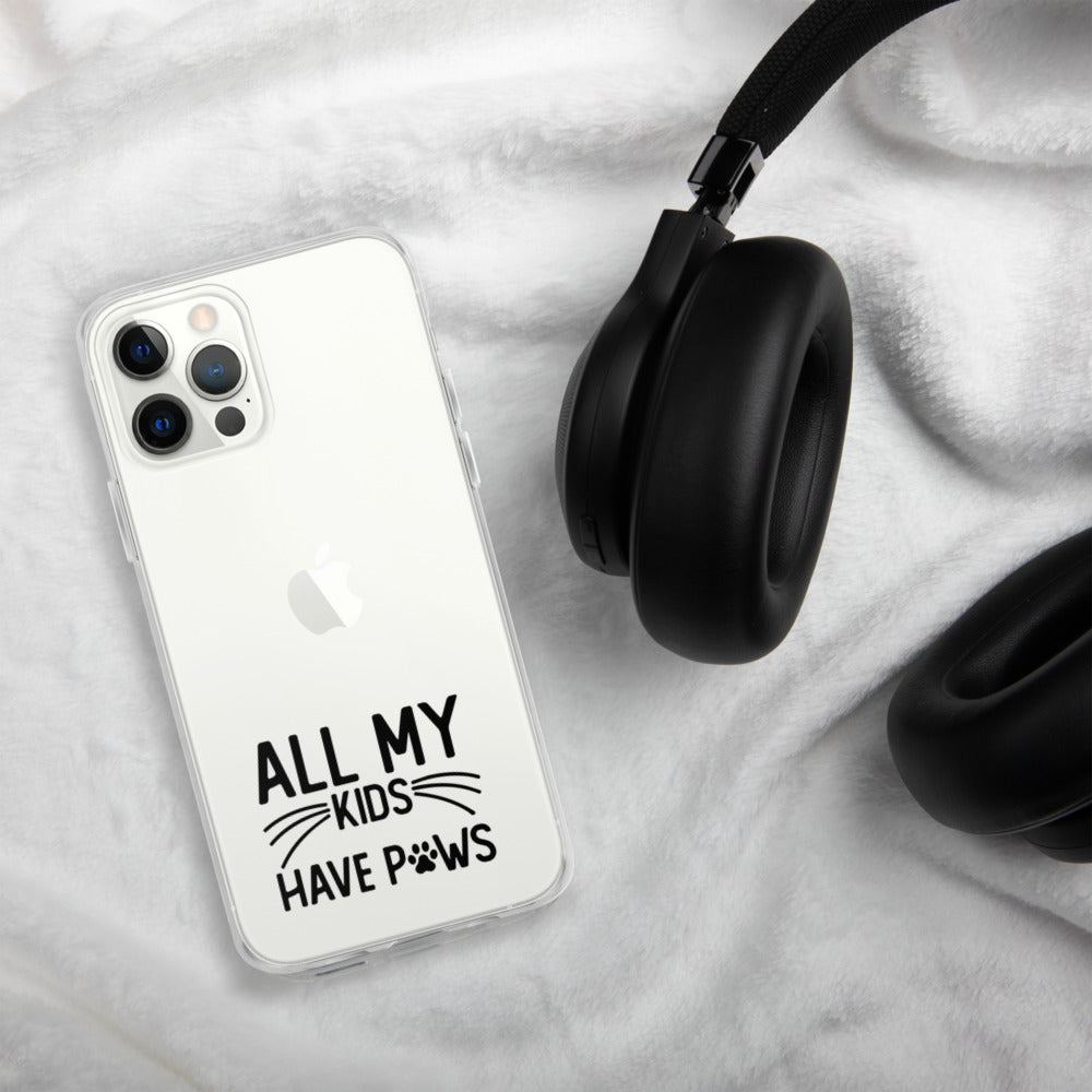 My Kids Have Paws iPhone Case