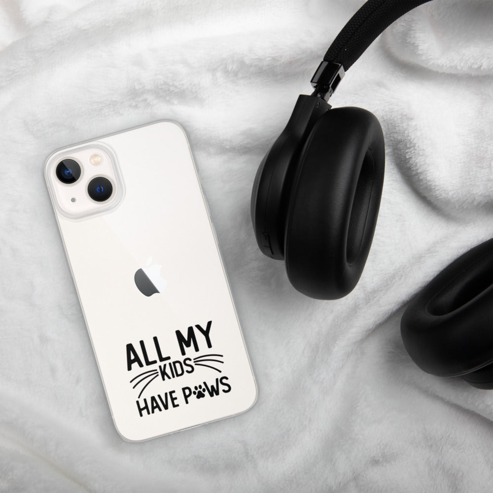 My Kids Have Paws iPhone Case