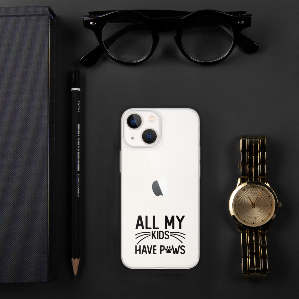 My Kids Have Paws iPhone Case