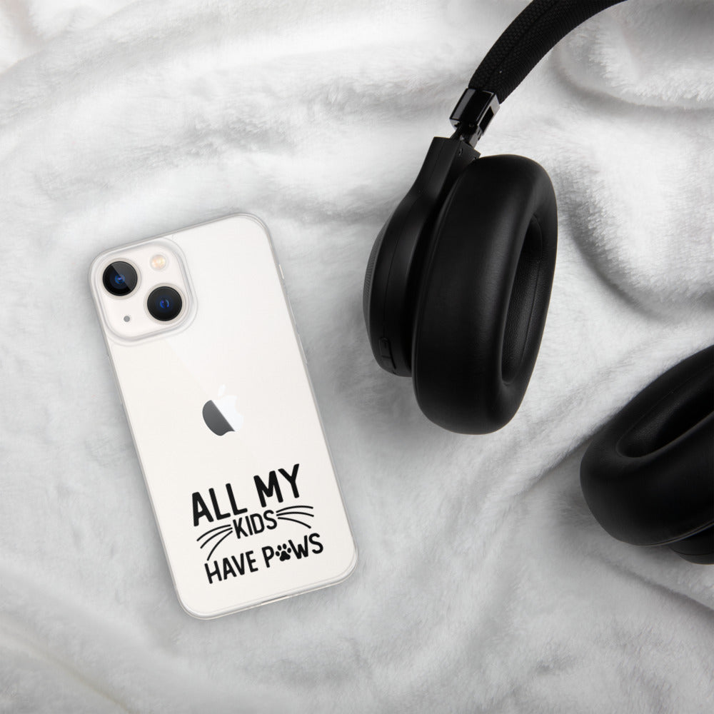 My Kids Have Paws iPhone Case