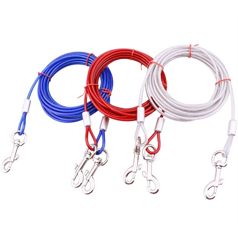 Wire Pet Double Leash