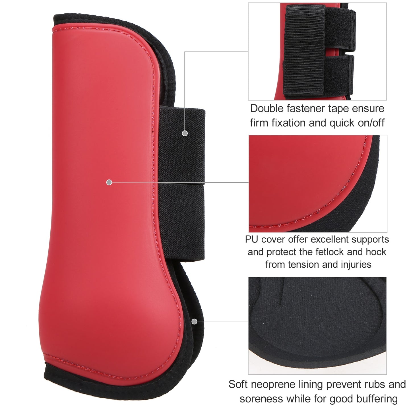 Adjustable Horse Riding Leg Boots Set