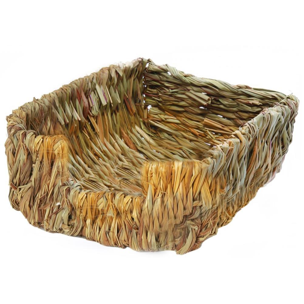 Handcrafted Woven Grass Bed Nest for Guinea Pigs