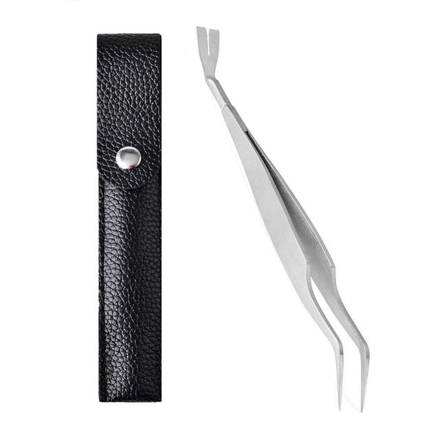 2 In 1 Stainless Steel Tick Removal Tweezers