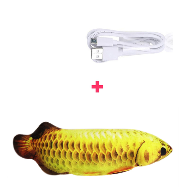 3D Fish Shape Cat Toy