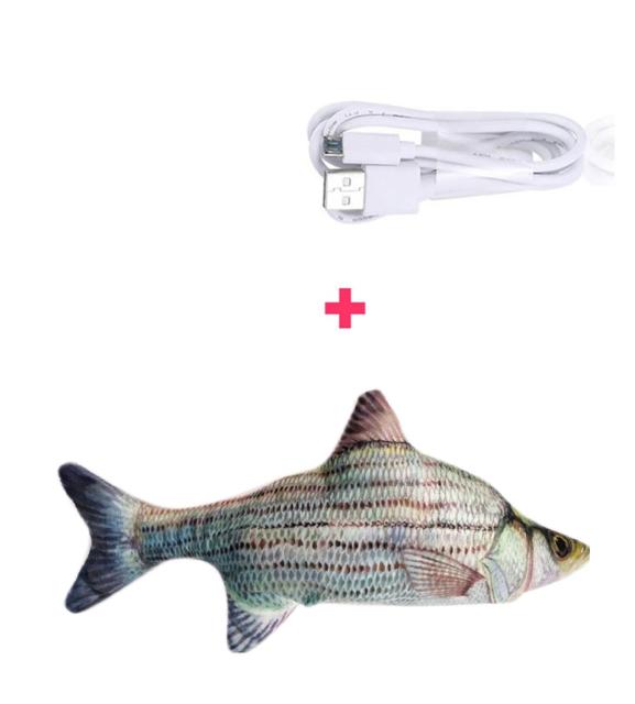 3D Fish Shape Cat Toy