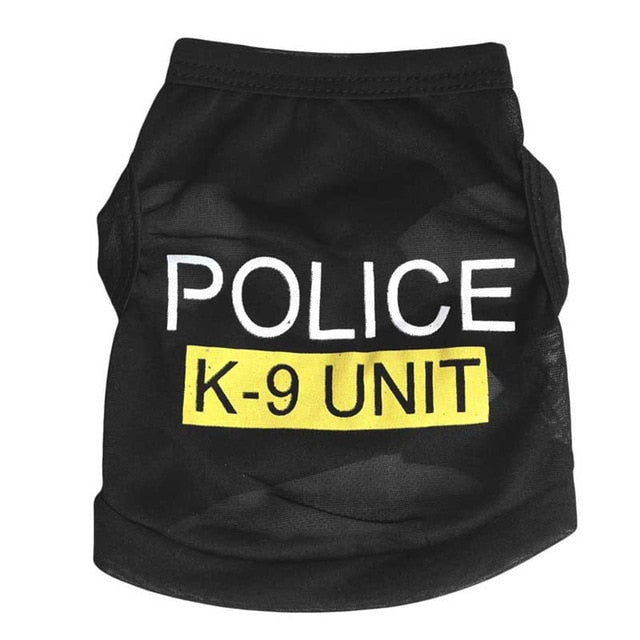 Police Suit Cosplay Pet Costume