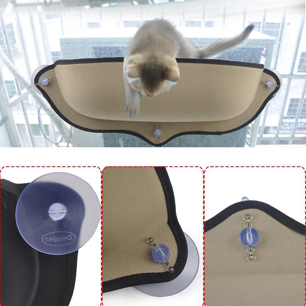 Cat Window Mounted Bed
