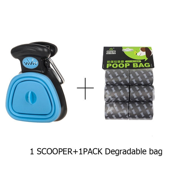 Dog Poop Scooper and Bag Dispenser