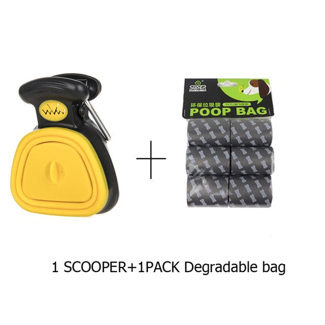 Dog Poop Scooper and Bag Dispenser