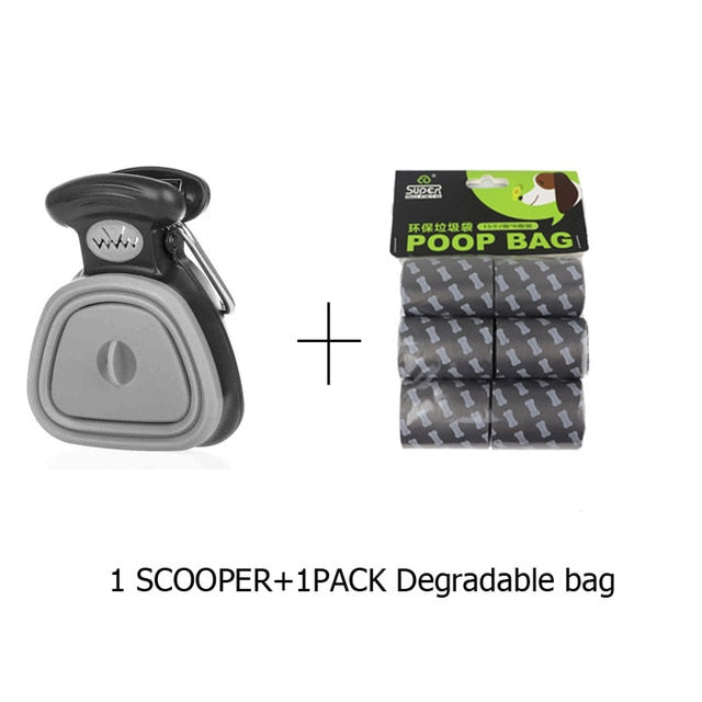 Dog Poop Scooper and Bag Dispenser
