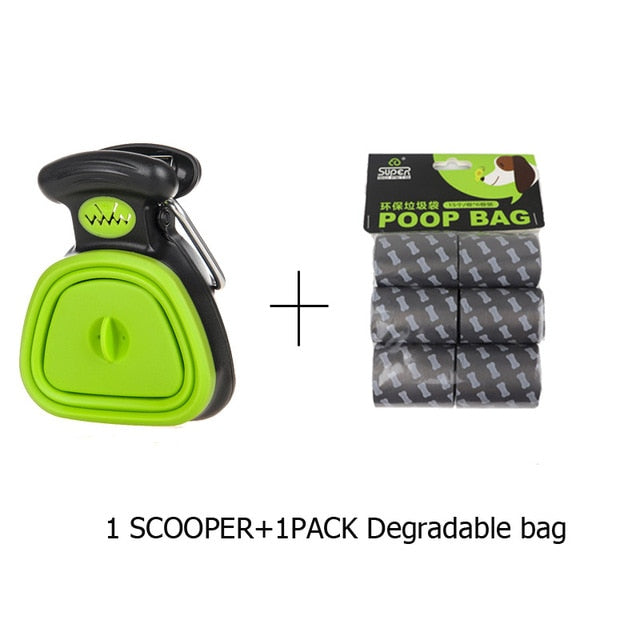 Dog Poop Scooper and Bag Dispenser