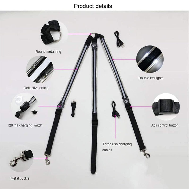 Night Visible Horse Chest Breastplate