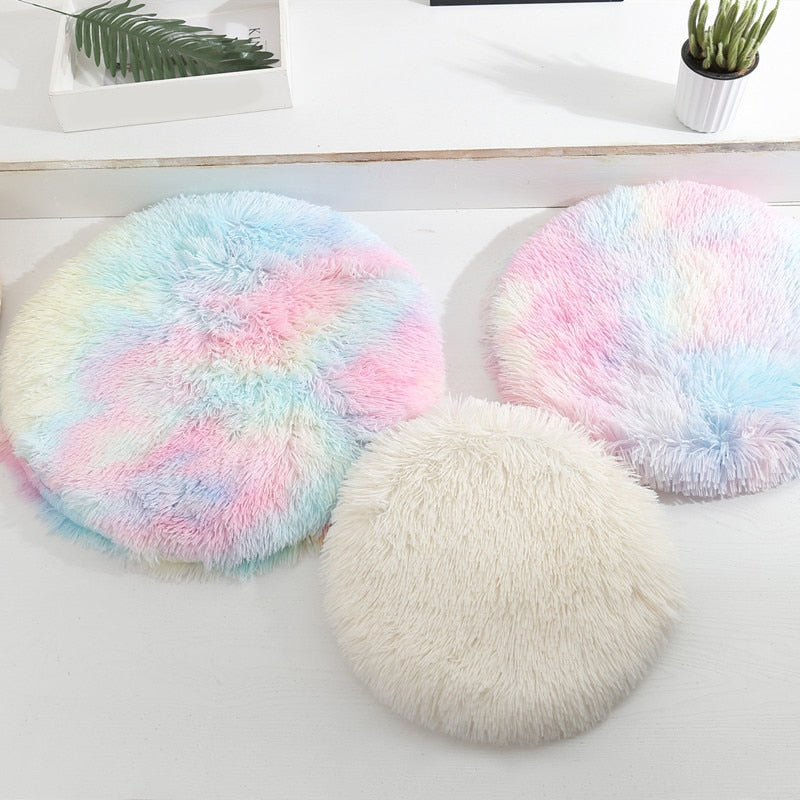 Round Soft Fluffy Bed