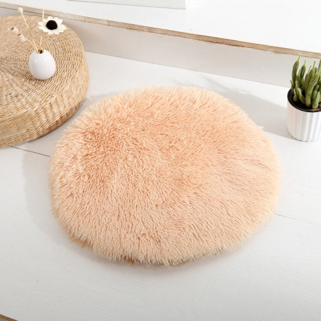 Round Soft Fluffy Bed
