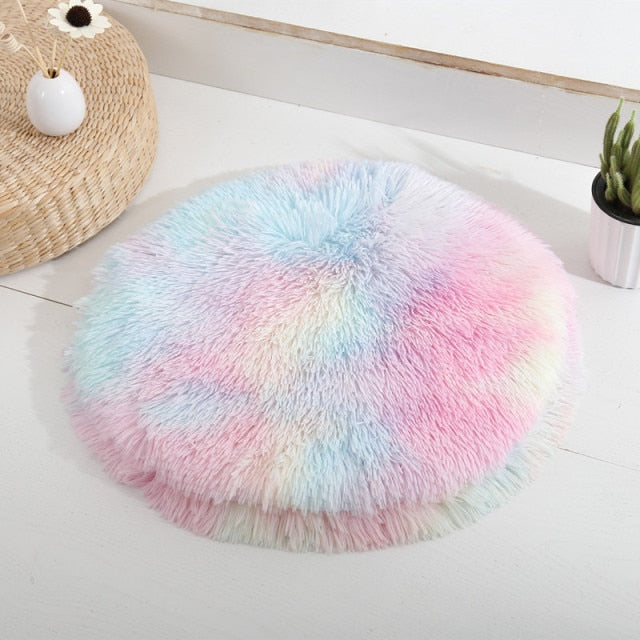 Round Soft Fluffy Bed