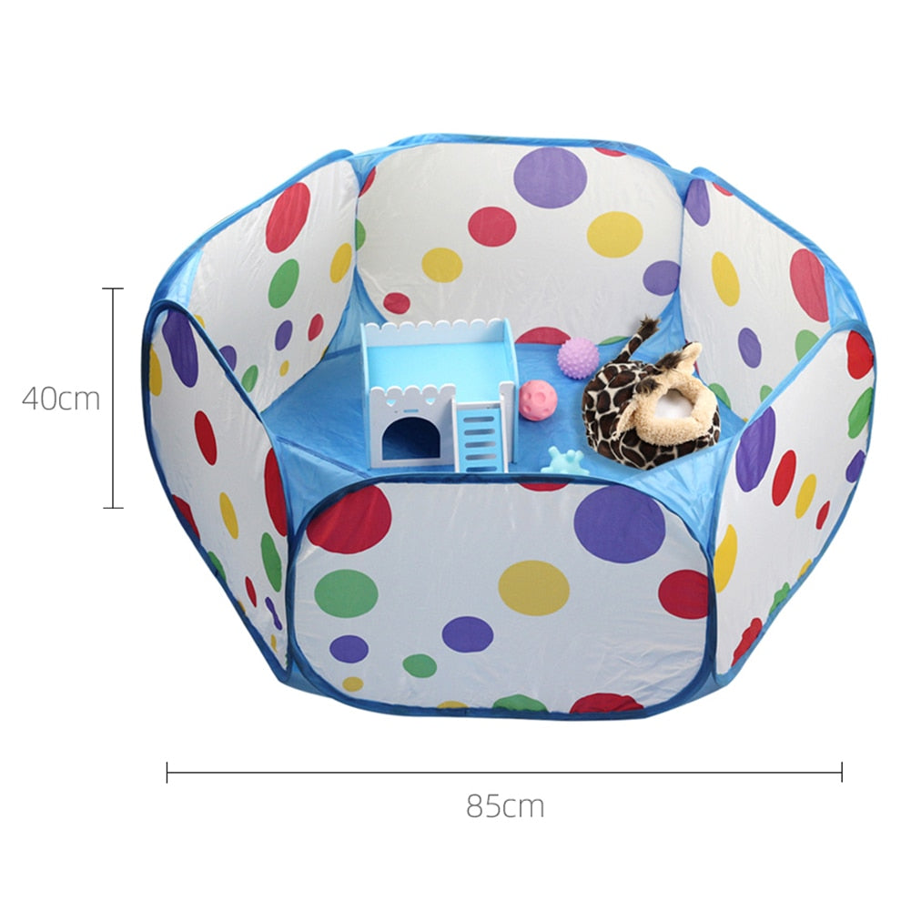 Dot Print Portable Play Pen
