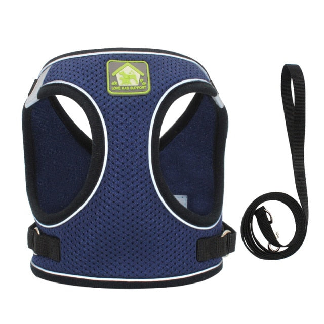 Dog Harness Breathable Mesh Vest