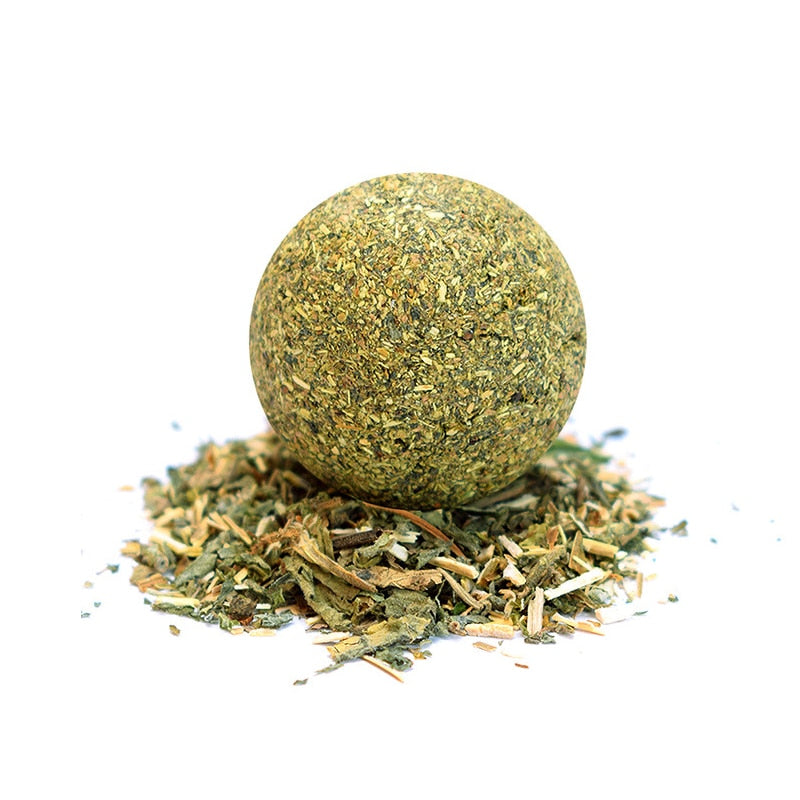 Natural Catnip Treat Balls Menthol Flavor