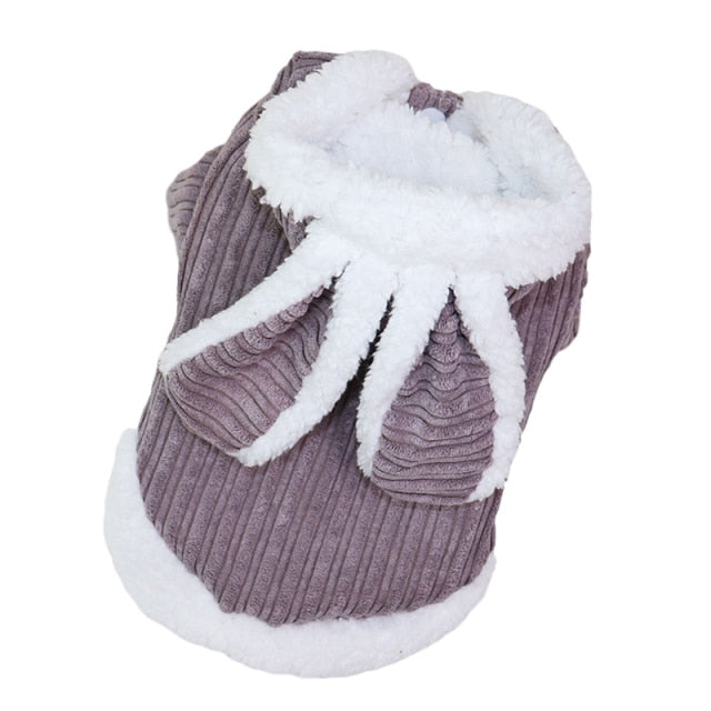 Winter Bunny Halloween Dog Costume
