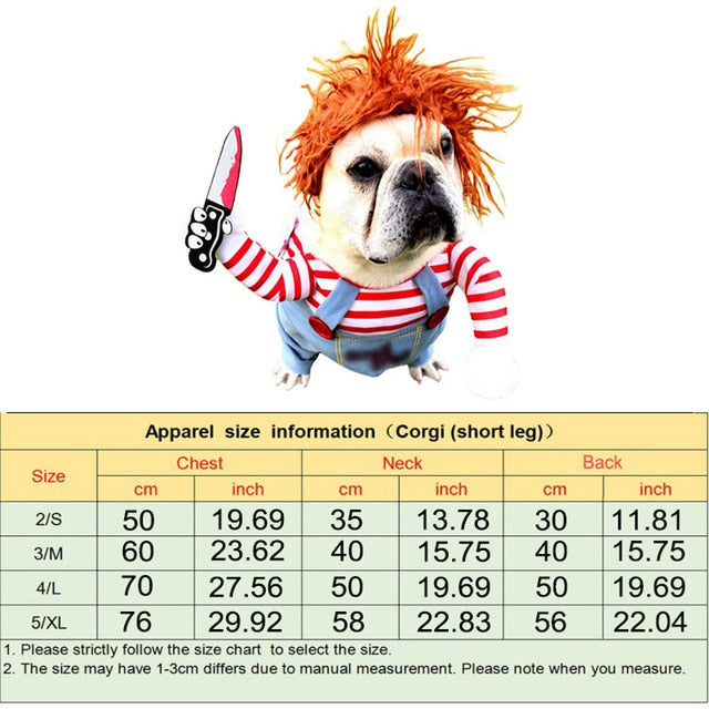 Pet Dog Cosplay Costume Halloween