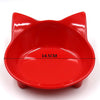 Colorful Cat Shaped Feeding Bowl