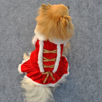 Red Christmas Pet Dress