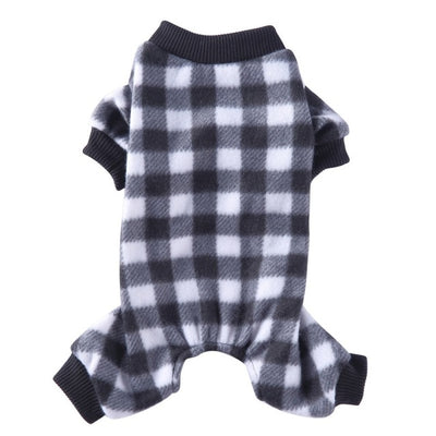 Plaid Dog Pajama Onesie