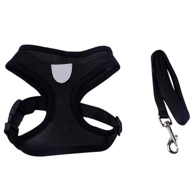 Net Dog Harness Adjustable Breathable Vest